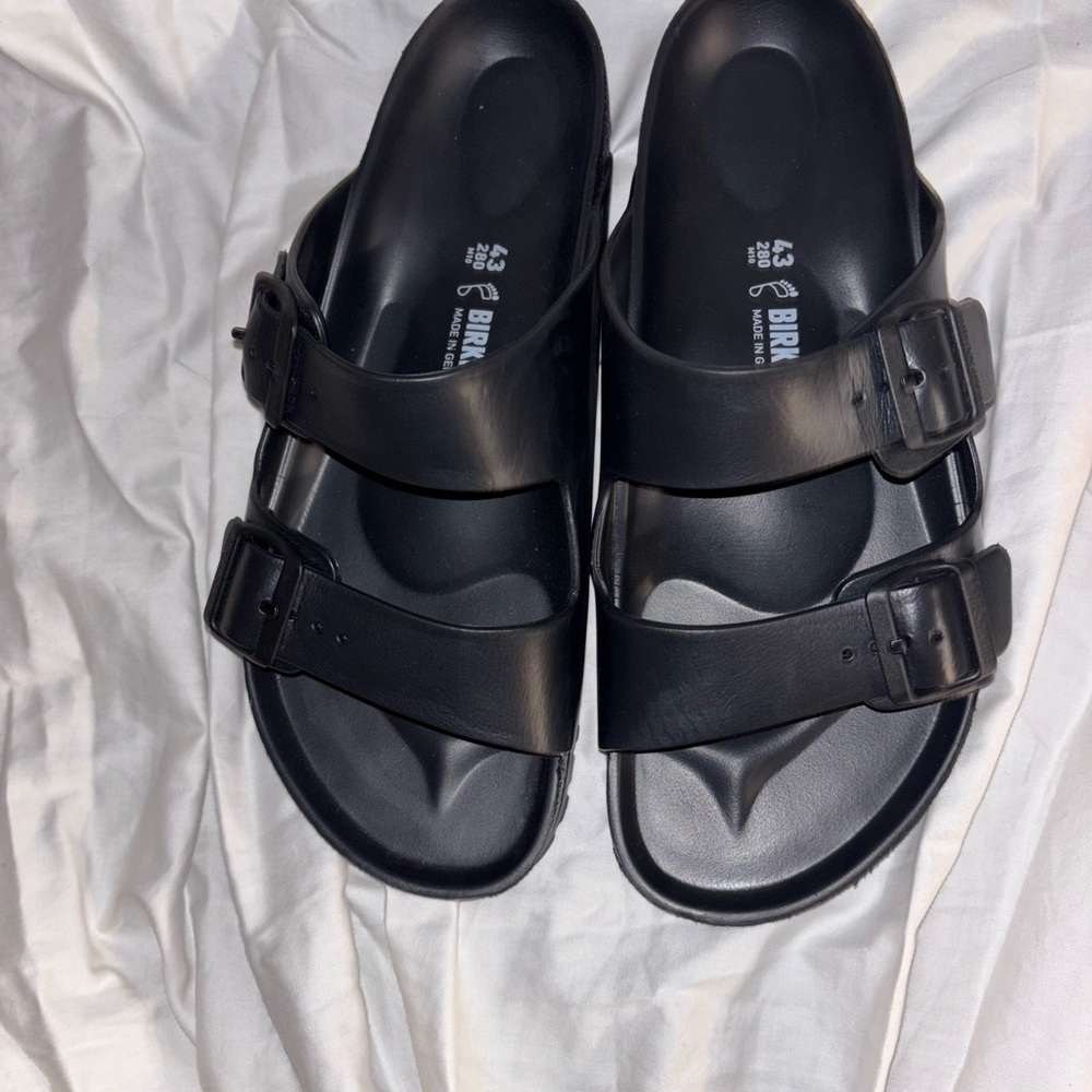 Birkenstock Dark Slide Sandals men 10 NWT - Picture 2 of 5